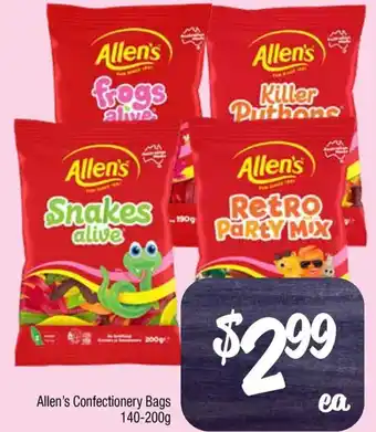 Farmer Jack's Allen's Confectionery Bags offer