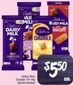 Farmer Jack's Cadbury Block Chocolate offer