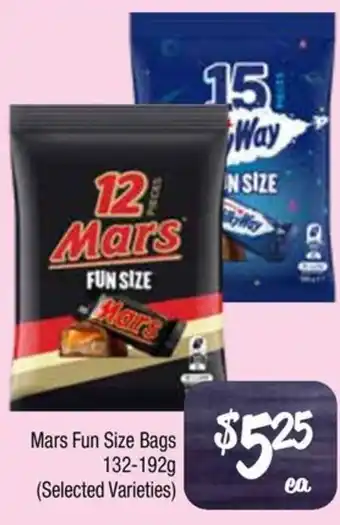 Farmer Jack's Mars Fun Size Bags offer