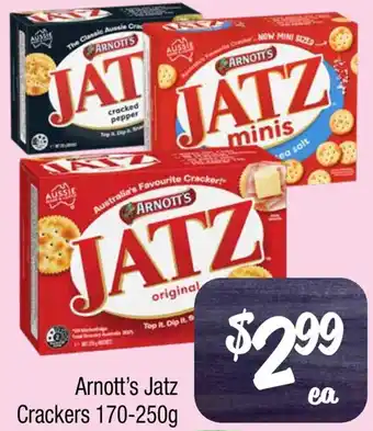Farmer Jack's Arnott's Jatz Crackers offer