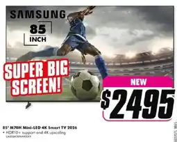 The Good Guys Samsung 85" M70H Mini-LED 4K Smart TV 2026 offer