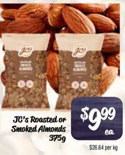 Farmer Jack's JC's Roasted or Smoked Almonds offer