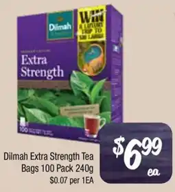 Farmer Jack's Dilmah Extra Strength Tea Bags offer