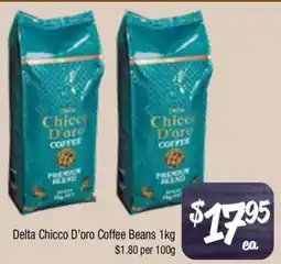 Farmer Jack's Delta Chicco D'oro Coffee Beans offer