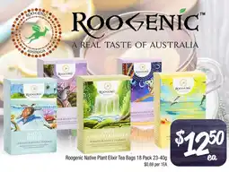 Farmer Jack's Roogenic Native Plant Elixir Tea Bags offer