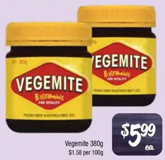 Farmer Jack's Vegemite offer