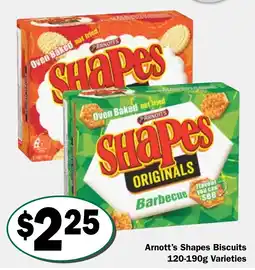 Friendly Grocer Arnott's Shapes Biscuits Varieties offer