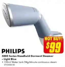 The Good Guys PHILIPS 5000 Series Handheld Garment Steamer offer