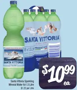 Farmer Jack's Santa Vittoria Sparkling Mineral Water offer