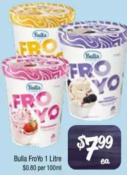 Farmer Jack's Bulla FroYo offer