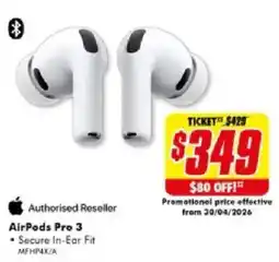The Good Guys AirPods Pro 3 offer