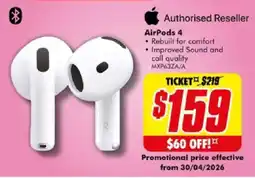 The Good Guys AirPods 4 offer