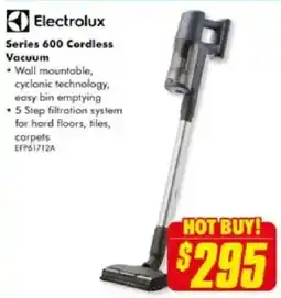 The Good Guys Electrolux Series 600 Cordless Vacuum offer