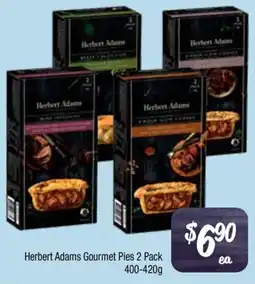 Farmer Jack's Herbert Adams Gourmet Pies offer