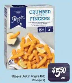 Farmer Jack's Steggles Chicken Fingers offer