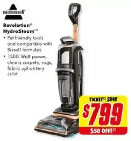 The Good Guys Bissell revolution hydrosteam™ offer