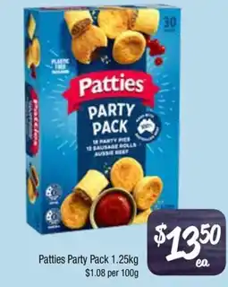 Farmer Jack's Patties Party Pack offer