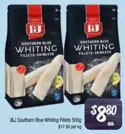 Farmer Jack's I&J Southern Blue Whiting Fillets offer