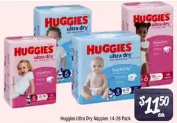 Farmer Jack's Huggies Ultra Dry Nappies offer