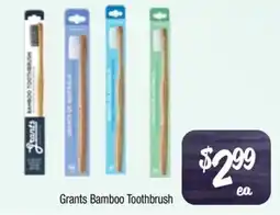 Farmer Jack's Grants Bamboo Toothbrush offer