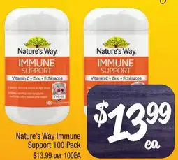 Farmer Jack's Nature's Way Immune Support offer