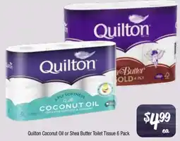 Farmer Jack's Quilton Coconut Oil or Shea Butter Toilet Tissue offer