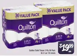 Farmer Jack's Quilton Toilet Tissue 3 Ply offer