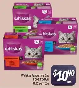 Farmer Jack's Whiskas Favourites Cat Food offer
