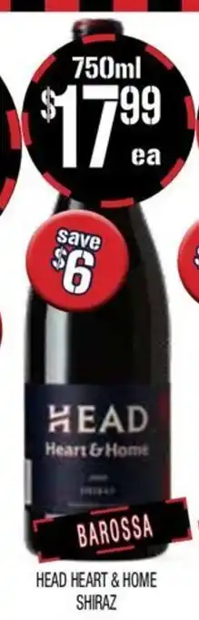Farmer Jack's Head heart & home shiraz offer