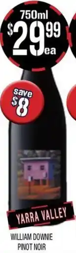 Farmer Jack's William downie pinot noir offer