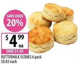 Supabarn Buttermilk scones offer