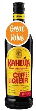 Supabarn Kahlua mexican coffee liqueur offer