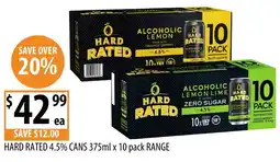 Supabarn Hard rated 4.5% cans range offer