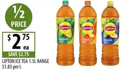Supabarn Lemon flavour ice tea offer