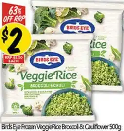 NQR Birds Eye Frozen VeggieRice Broccoli & Cauliflower offer