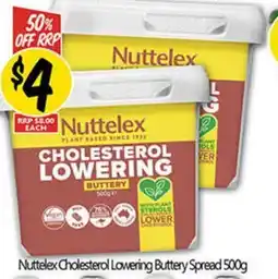NQR Nuttelex Cholesterol Lowering Buttery Spread offer
