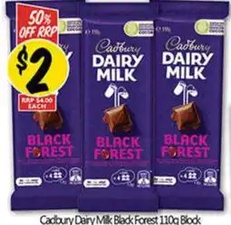 NQR Cadbury Dairy Milk Black Forest Block offer