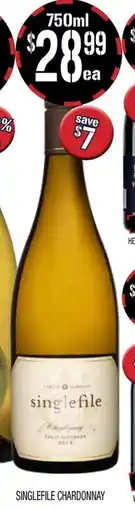 Farmer Jack's Singlefile chardonnay offer