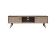 LivingStyles Vasto Acacia Timber 2 Door Lowline TV Unit, 165cm offer