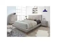 LivingStyles Rizal Fabric Bed, Single offer