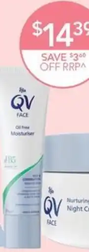 Terry White QV Ol free Moisturiser offer