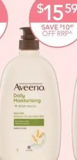 Terry White Aveeno. daily moisturising body wash offer