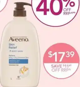 Terry White Aveeno skin relief body wash offer