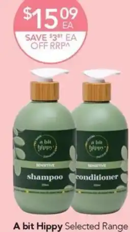 Terry White A bit hippy shampoo conditioner selected range offer