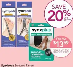 Terry White Synxpedi selected range offer