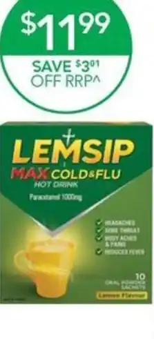 Terry White Lemsip Max Cold & Flu offer