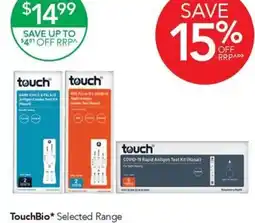 Terry White TouchBio Selected Range offer