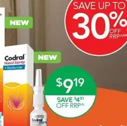 Terry White Codral Nasal Spray Moisturiser offer
