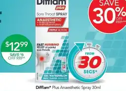 Terry White Difflam Plus Anaesthetic Spray offer