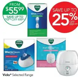 Terry White Vicks Selected Range offer